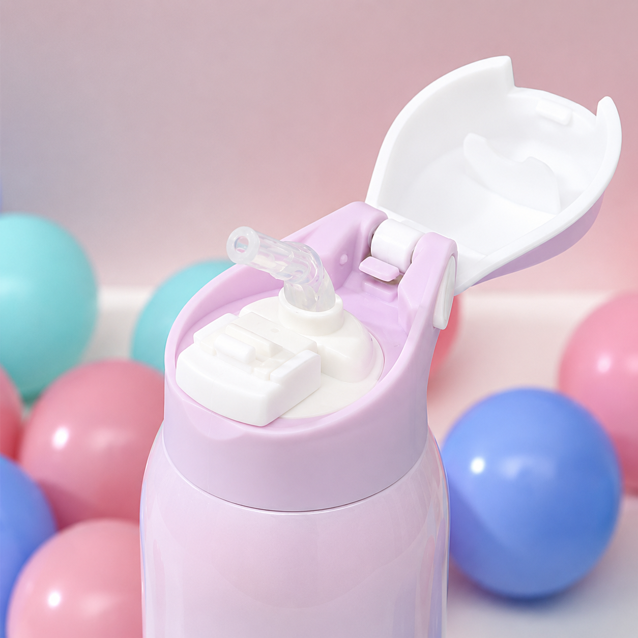Gradient Color Vacuum Insulated Stainless Steel Flask Water Bottle