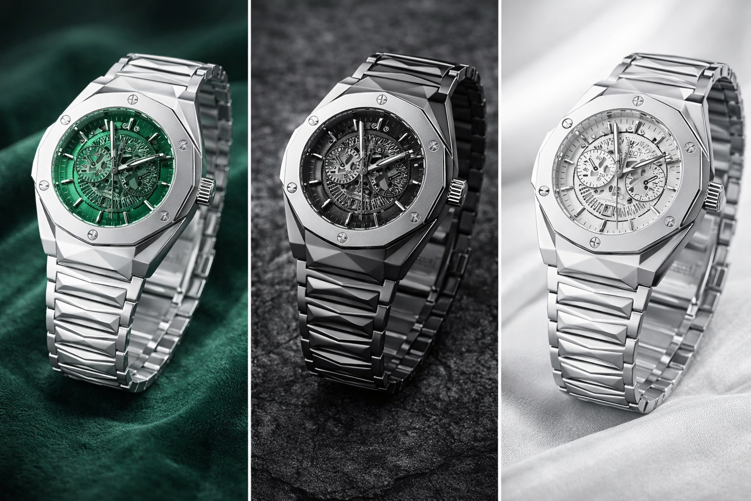 Hubolt Stainless Steel Chain Watch For Men