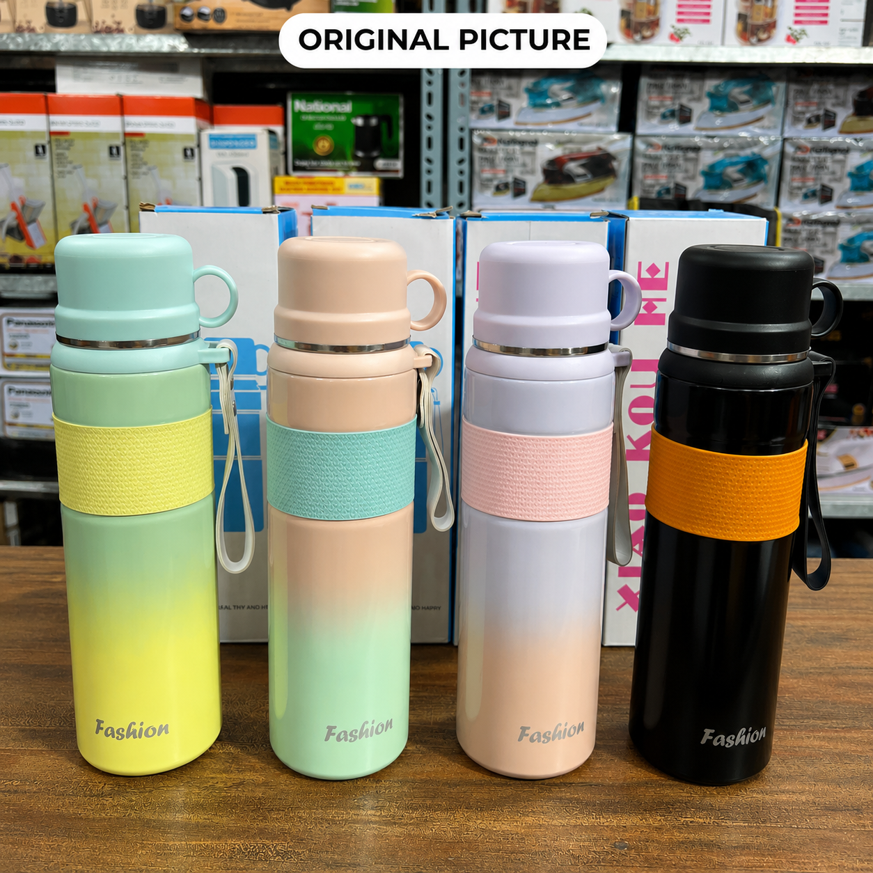 Fashion 900ml Stainless Steel Vacuum Flask Portable Insulated Thermos Bottle