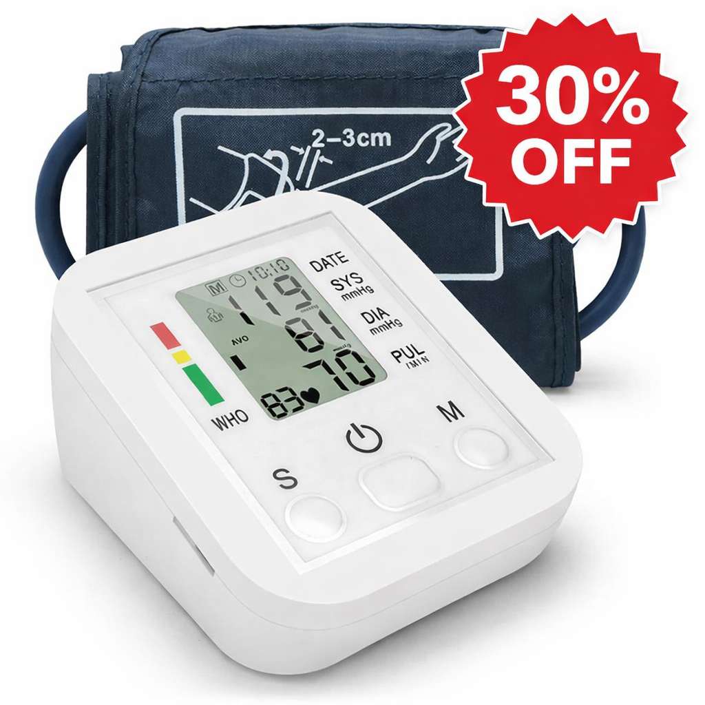 Electronic Arm Blood Pressure Monitor with Voice Broadcast