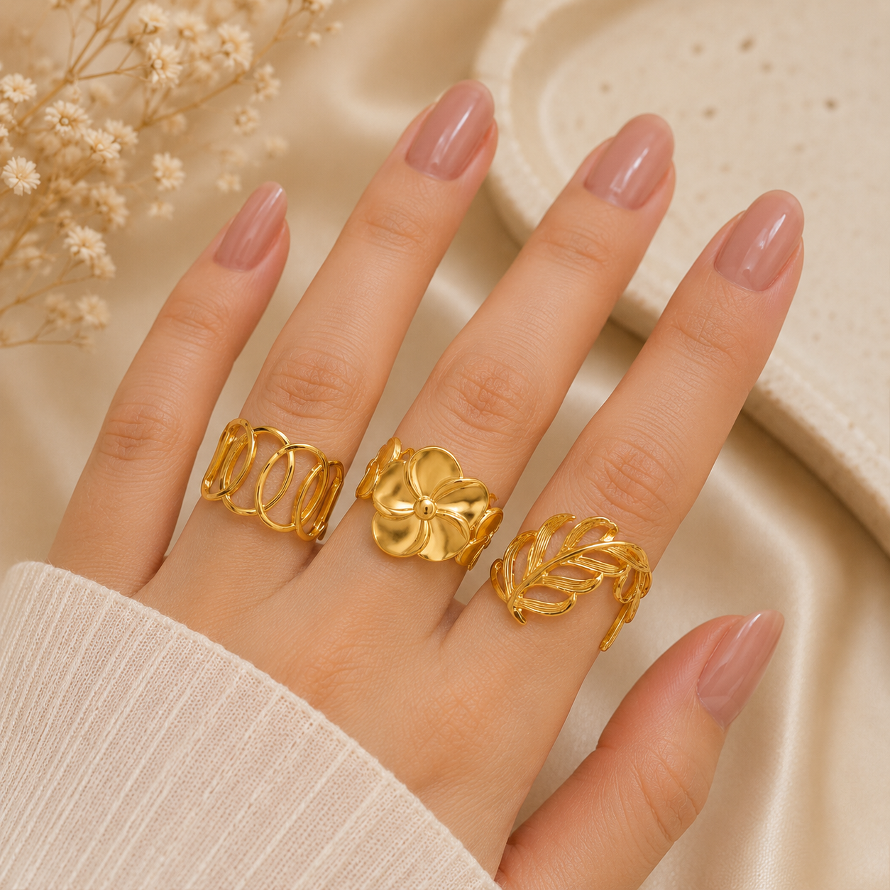 Adjustable Rings (Pack of 6 Rings)
