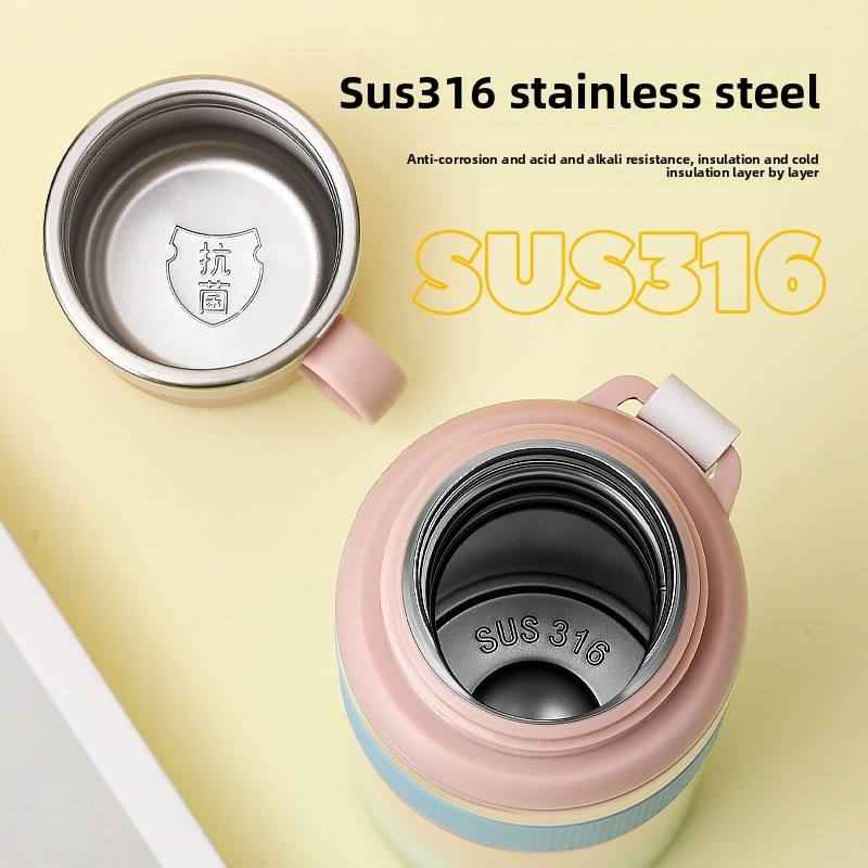 Fashion 900ml Stainless Steel Vacuum Flask Portable Insulated Thermos Bottle