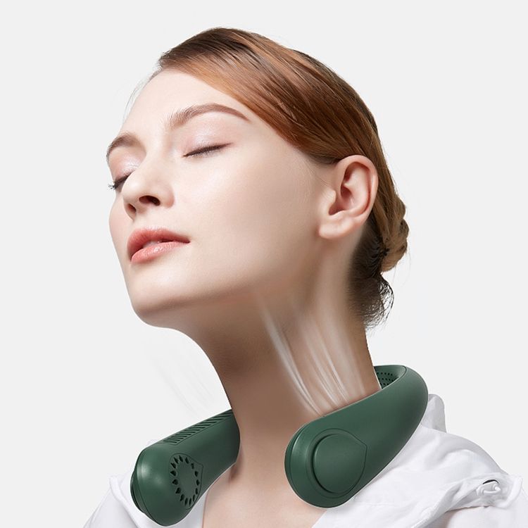 Portable Neck Fan – Hands-Free USB Rechargeable Cooling Fan