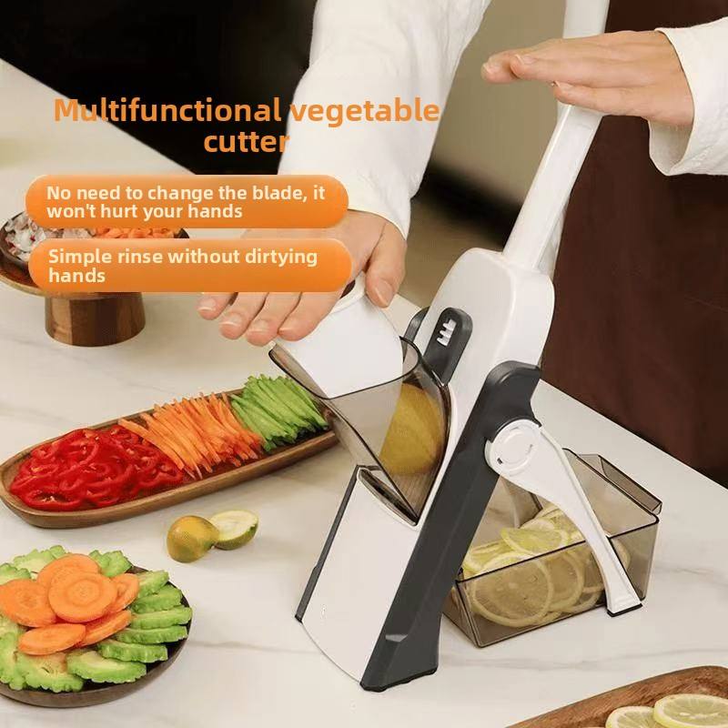 Safe Mandoline Vegetable Slicer Food Cutter & Julienne Chopper
