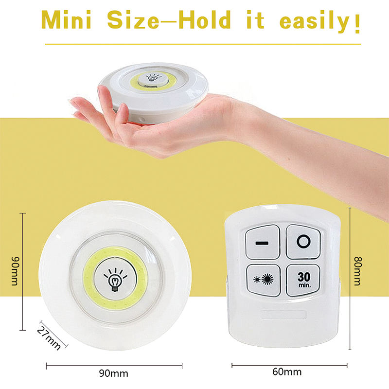 3 Pec Tap LED Light With Remote Control