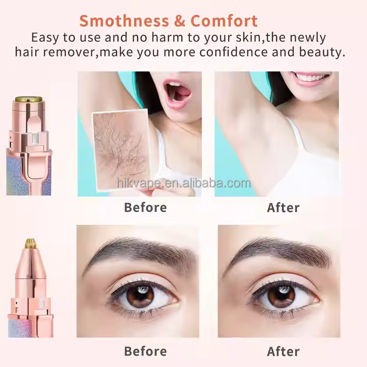 2 in 1 Eyebrow & Facial Hair Remover for Women