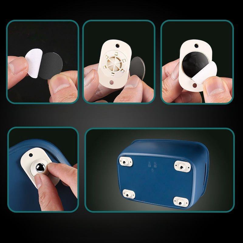 Universal Mini Adhesive Wheels 4PCS 360° Rotating Caster Rollers