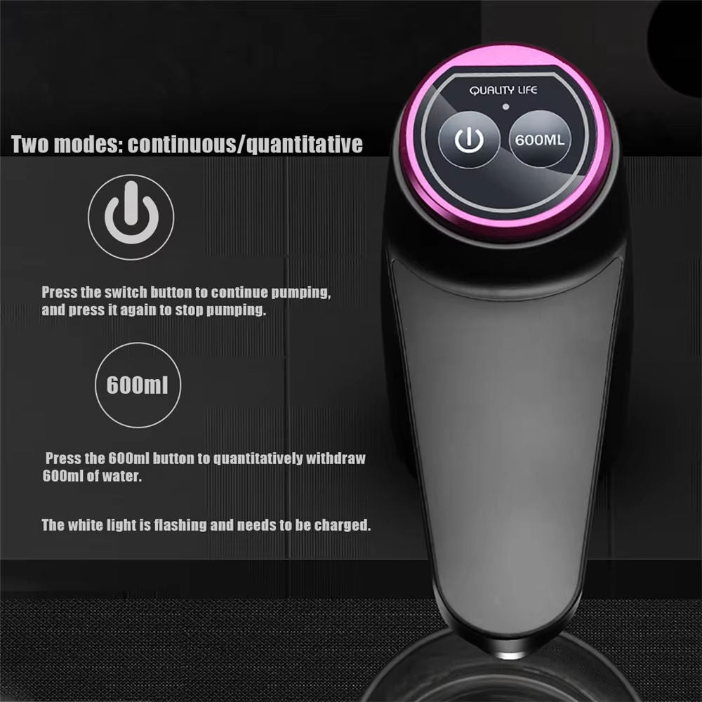 Touch Intelligent USB Rechargeable Automatic Water Dispenser