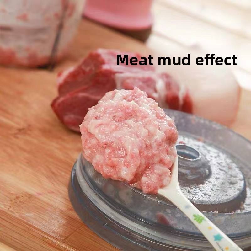 Electric Mini Food Chopper USB Rechargeable Vegetable Cutter & Garlic Mincer