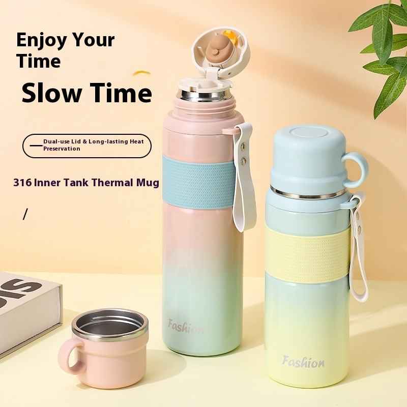 Fashion 900ml Stainless Steel Vacuum Flask Portable Insulated Thermos Bottle