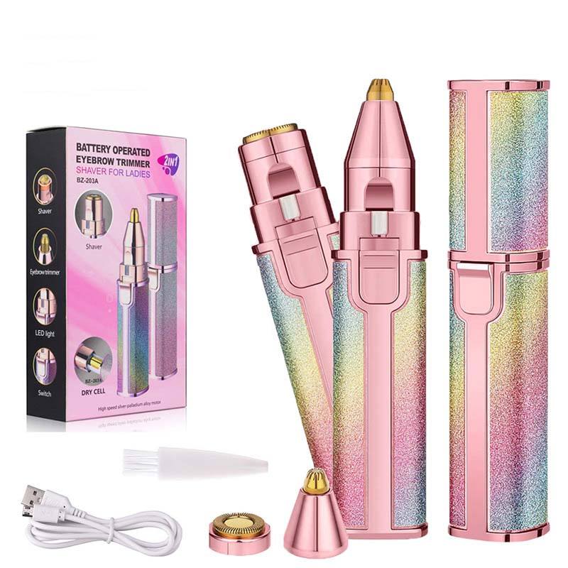 2 in 1 Eyebrow & Facial Hair Remover for Women