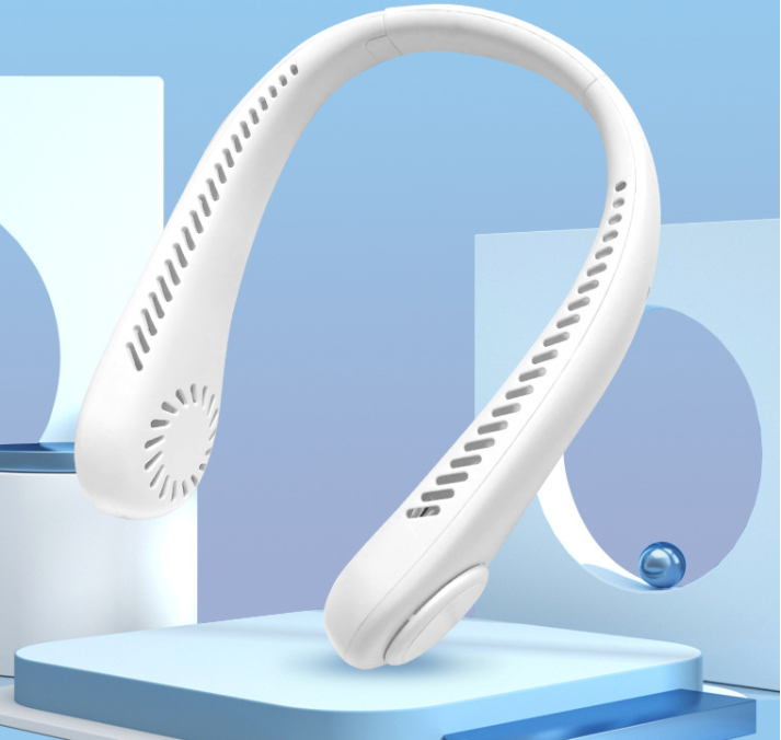 Portable Neck Fan – Hands-Free USB Rechargeable Cooling Fan