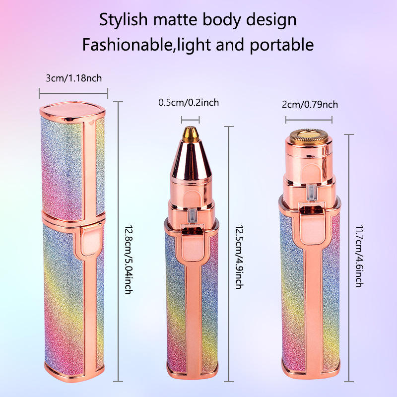 2 in 1 Eyebrow & Facial Hair Remover for Women