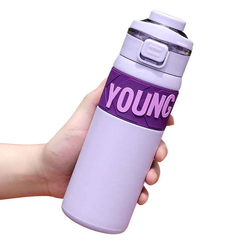Young Stainless Steel 650 ML Vacuum Flask Insulated Water Bottle