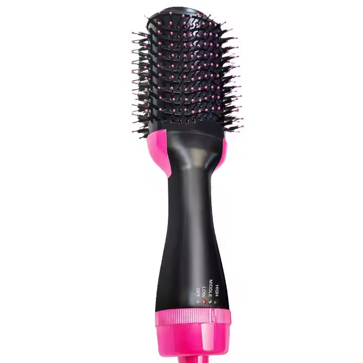 Electric Styling One-step Hair Dryer Brush With Hot air Straightener