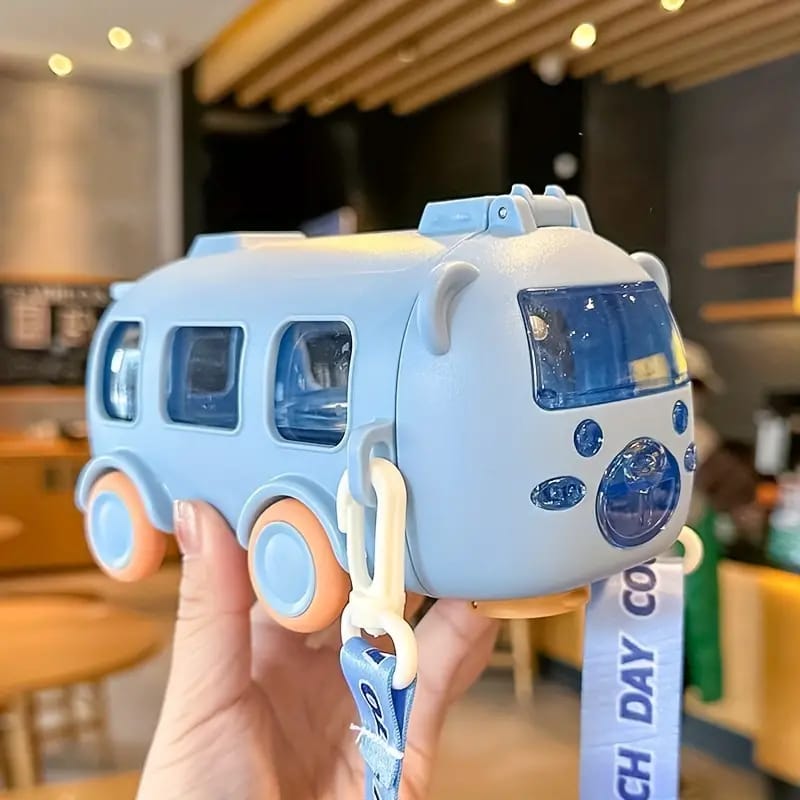 Cute Bus Shape Water Bottle 400ml for Kids