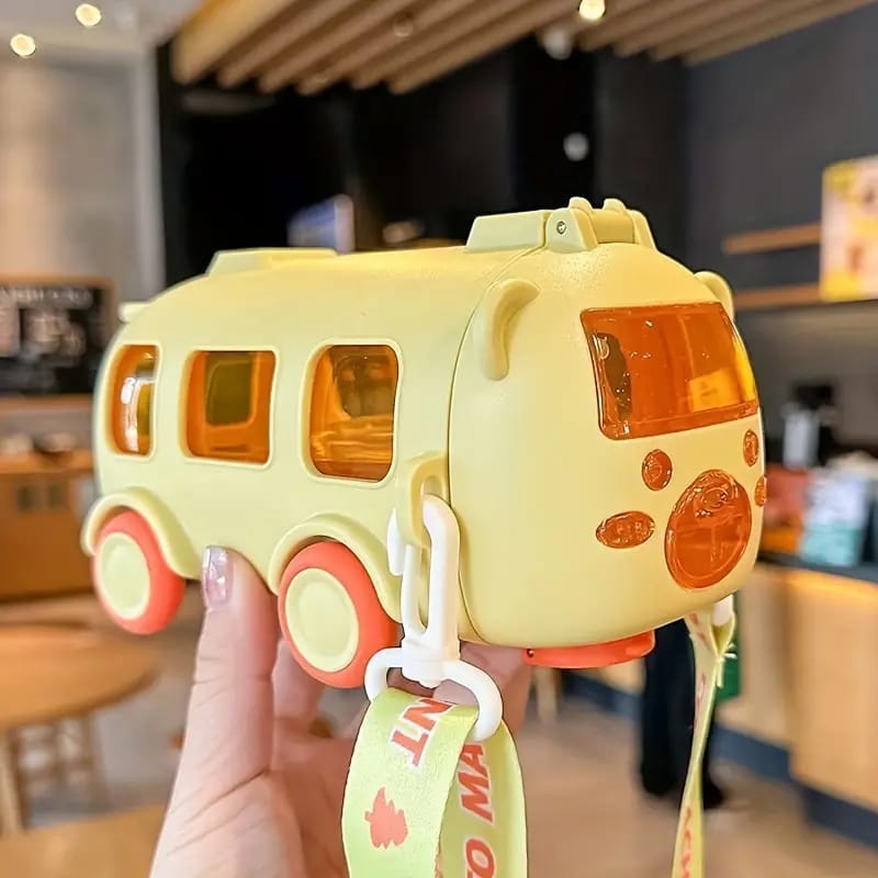 Cute Bus Shape Water Bottle 400ml for Kids
