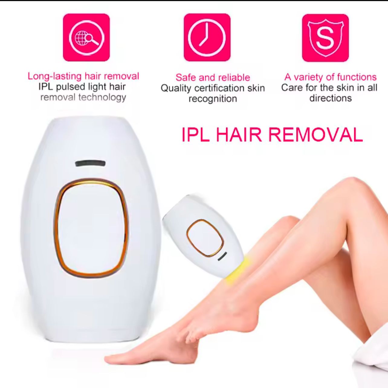 IPL Facial & Body Hair Remover Laser Machine