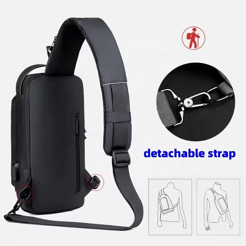 Cross Body Travelling Bag with USB Charging Port