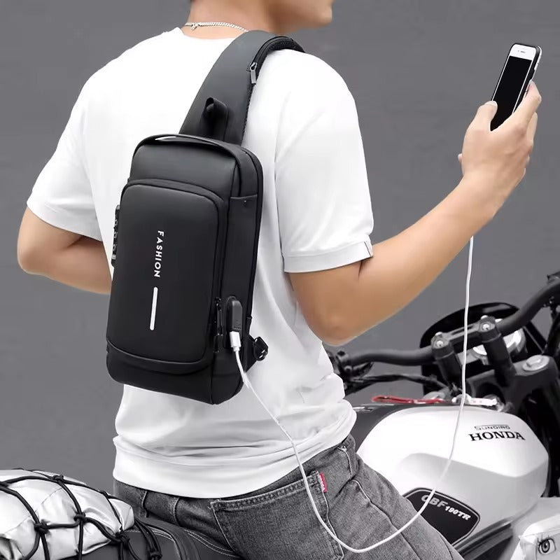 Cross Body Travelling Bag with USB Charging Port