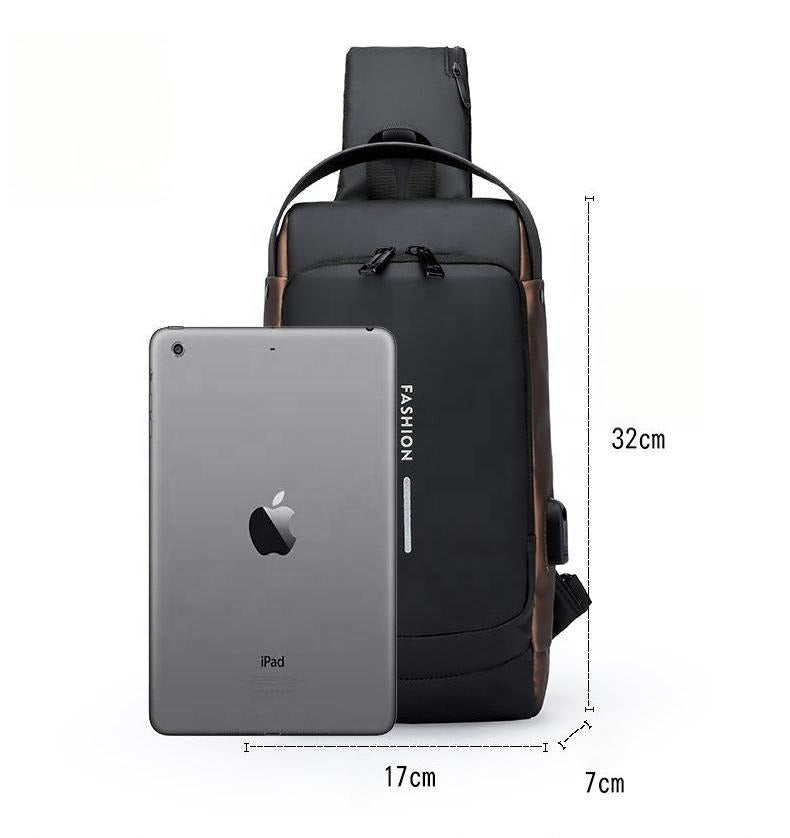 Cross Body Travelling Bag with USB Charging Port
