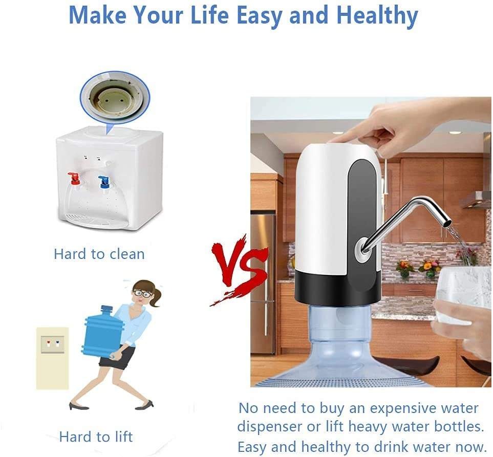 USB Rechargeable Automatic Water Dispenser Pump