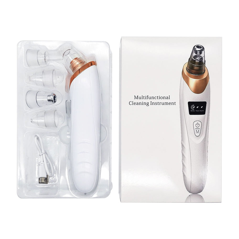 5-in-1 Rechargeable Blackhead Remover for Facial Pore Cleaner