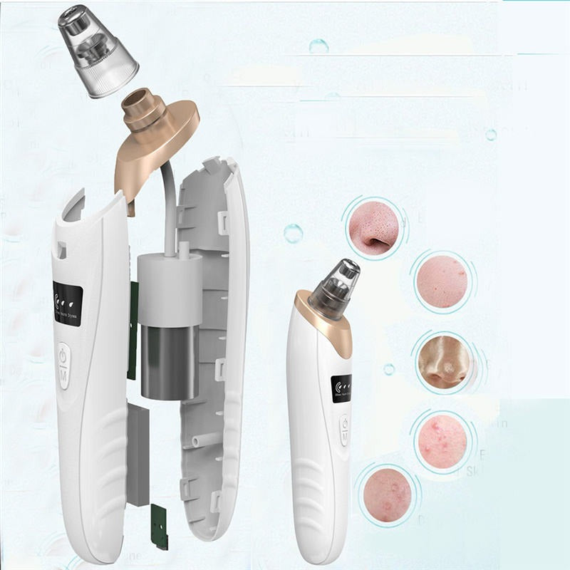 5-in-1 Rechargeable Blackhead Remover for Facial Pore Cleaner