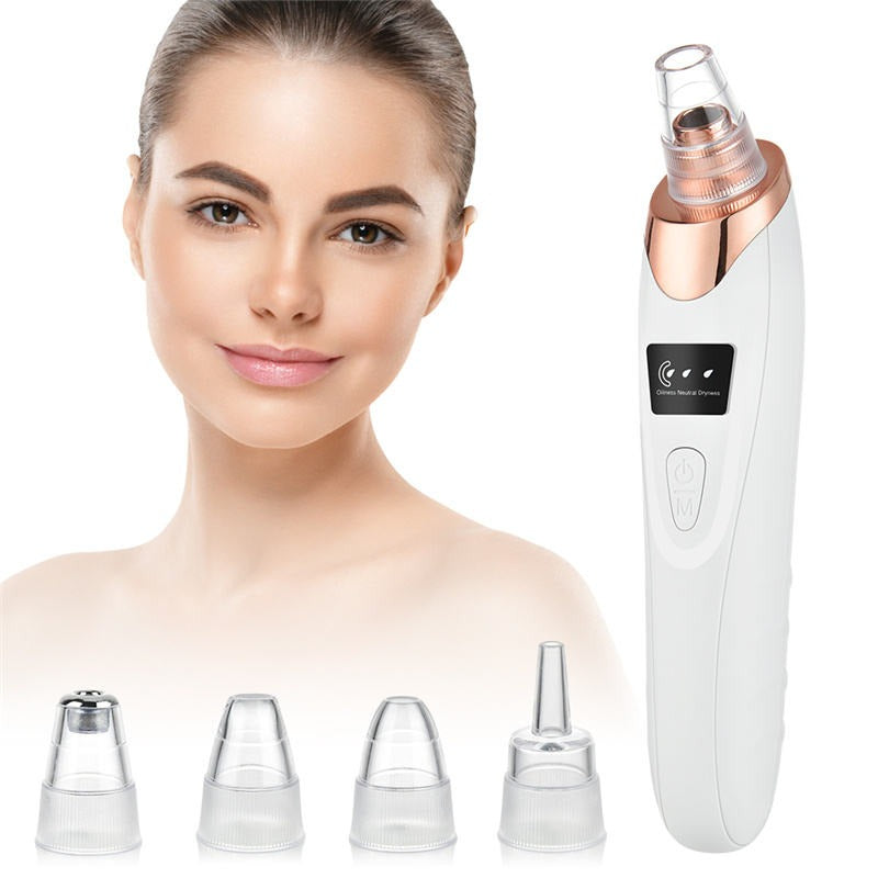 5-in-1 Rechargeable Blackhead Remover for Facial Pore Cleaner