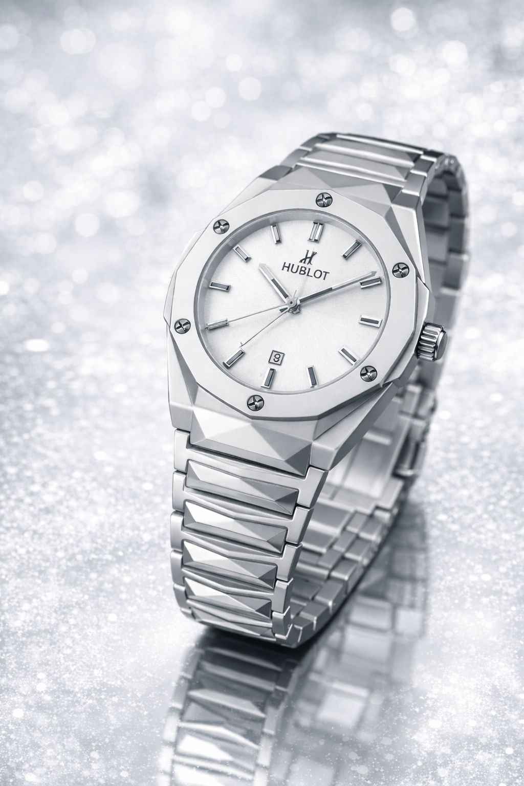 Hubolt Stainless Steel Chain Watch For Men
