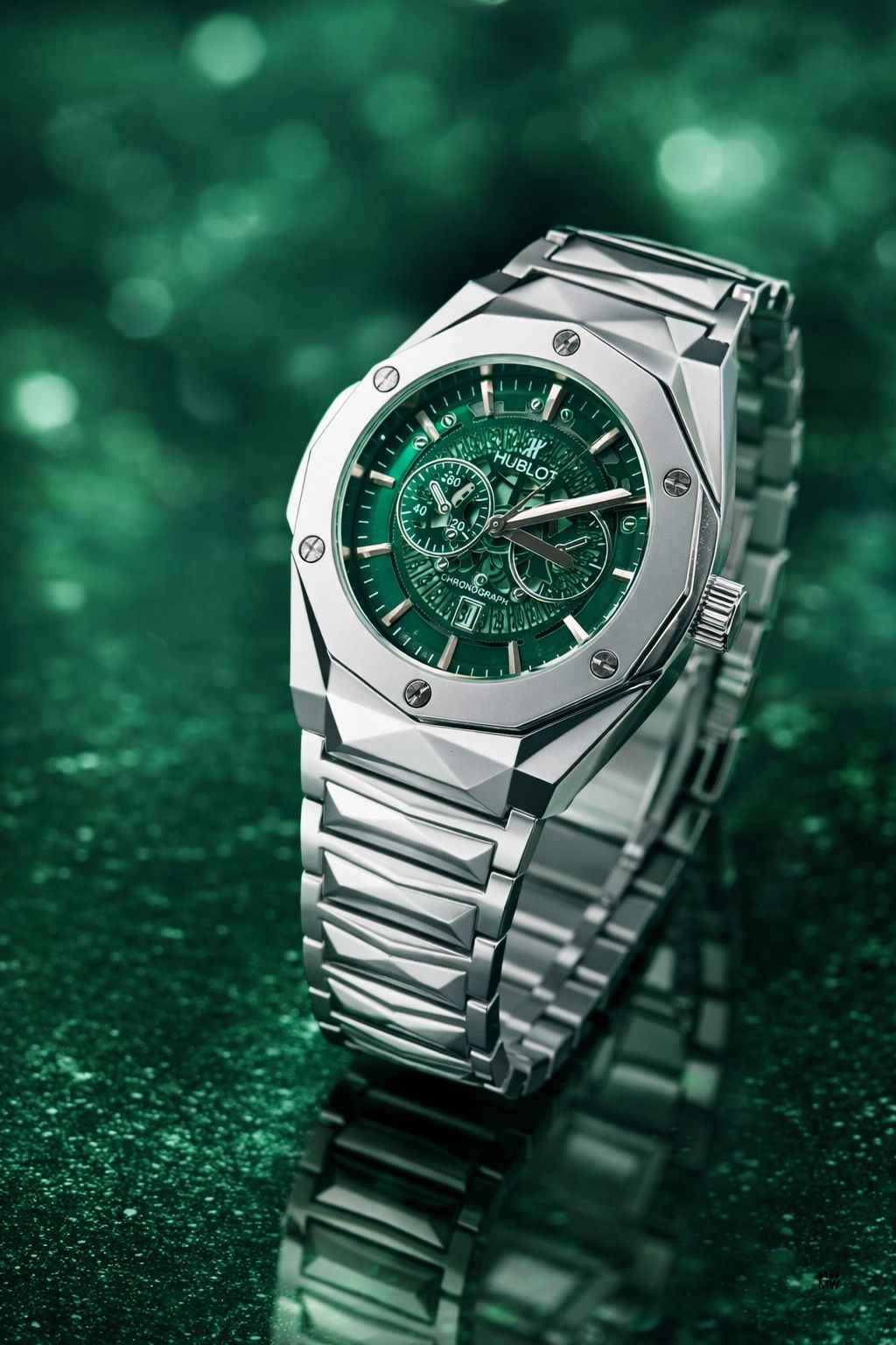 Hubolt Stainless Steel Chain Watch For Men