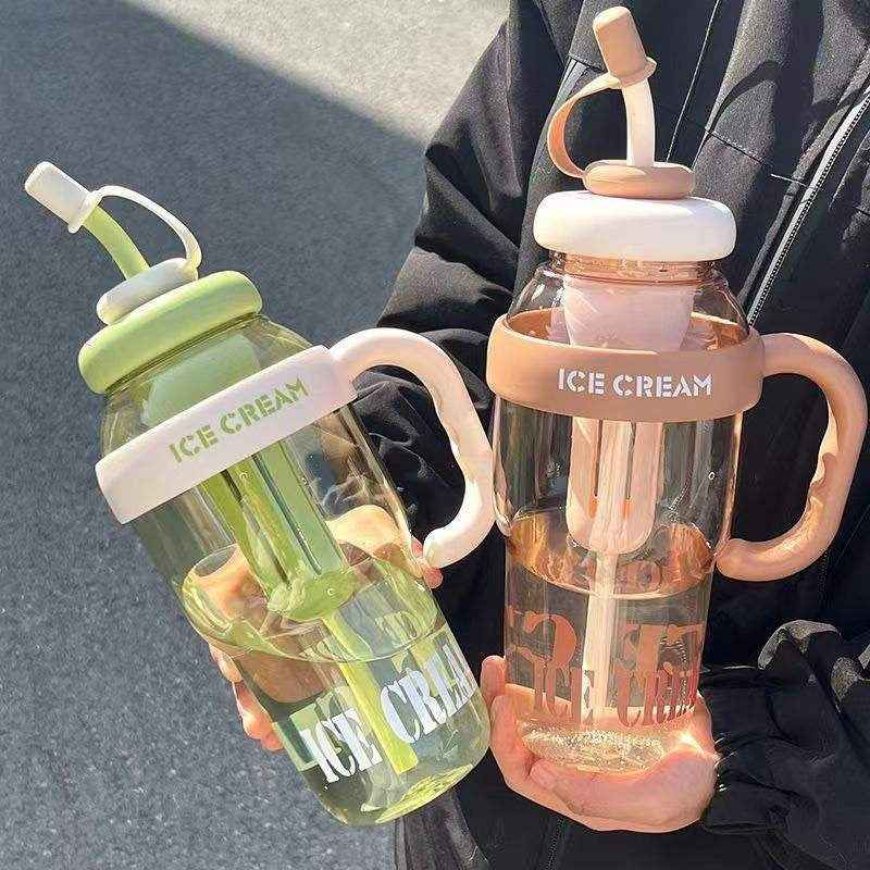 1300 ml Ice Cream Cup Tumbler With Straw
