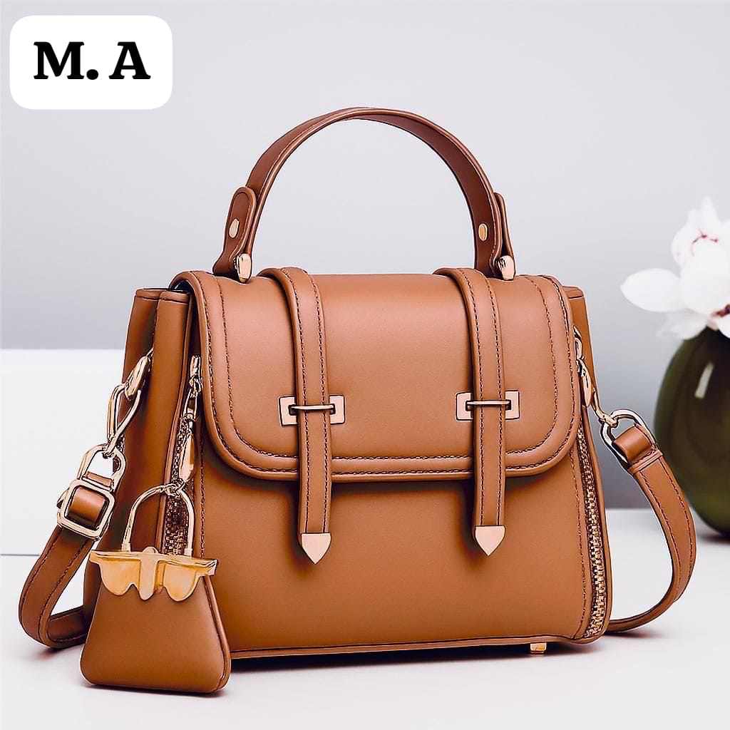 Vegan Leather Top-Handle Satchel Hand bag
