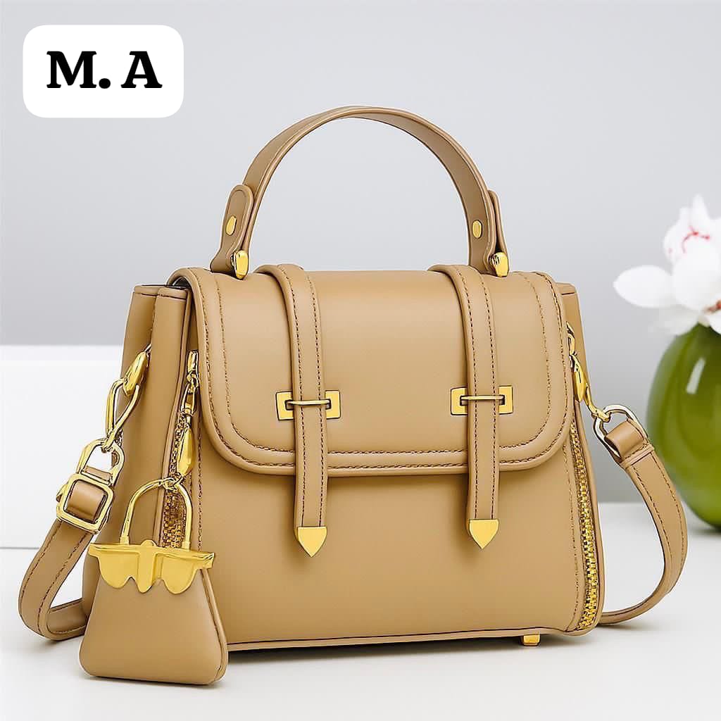 Vegan Leather Top-Handle Satchel Hand bag