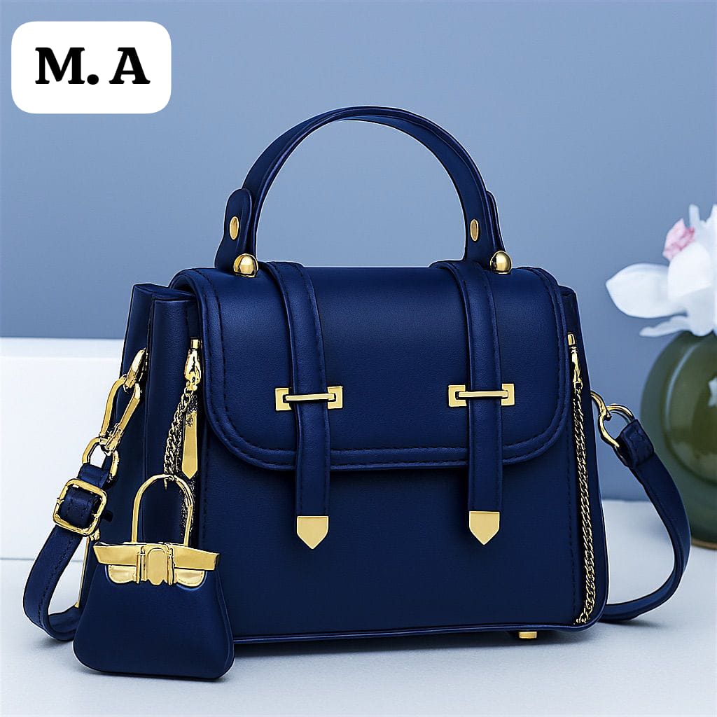 Vegan Leather Top-Handle Satchel Hand bag