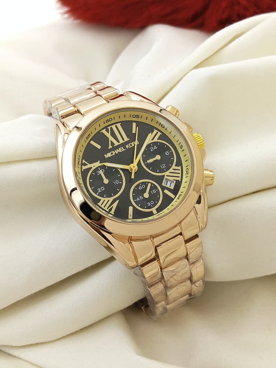 Michael Kors Style Two-Tone Gold & Silver Chronograph Watch