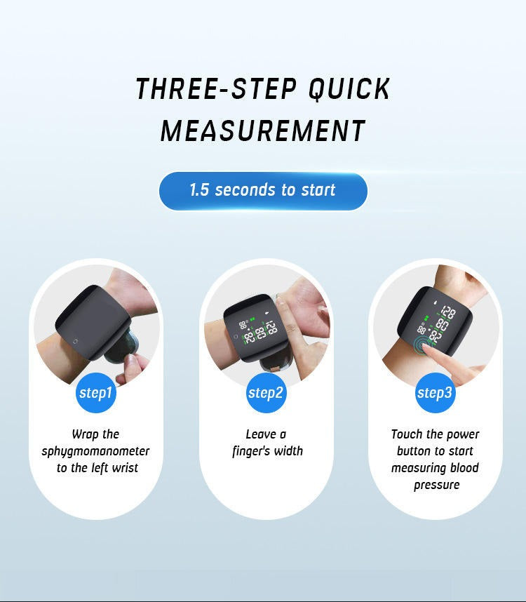 Smart Wrist Blood Pressure Digital Machine