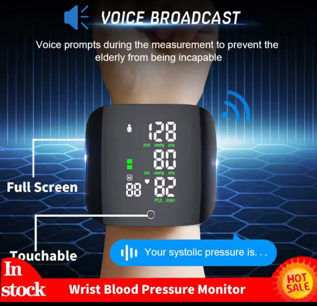 Smart Wrist Blood Pressure Digital Machine