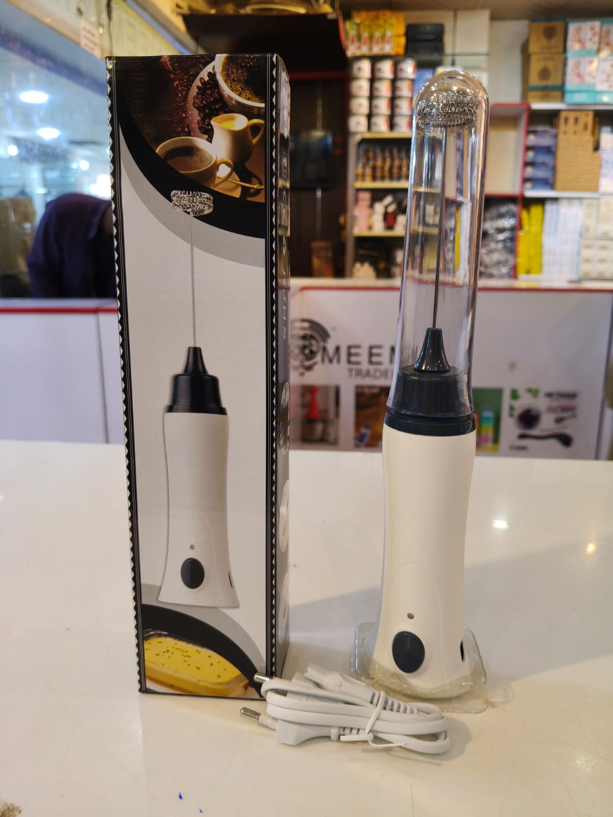 Rechargeable Automatic Egg/coffee Beater - Foam Maker