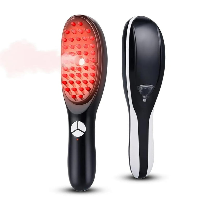 Electric Scalp Massage Comb -Hair Oil Massag Growth Brush with Spray