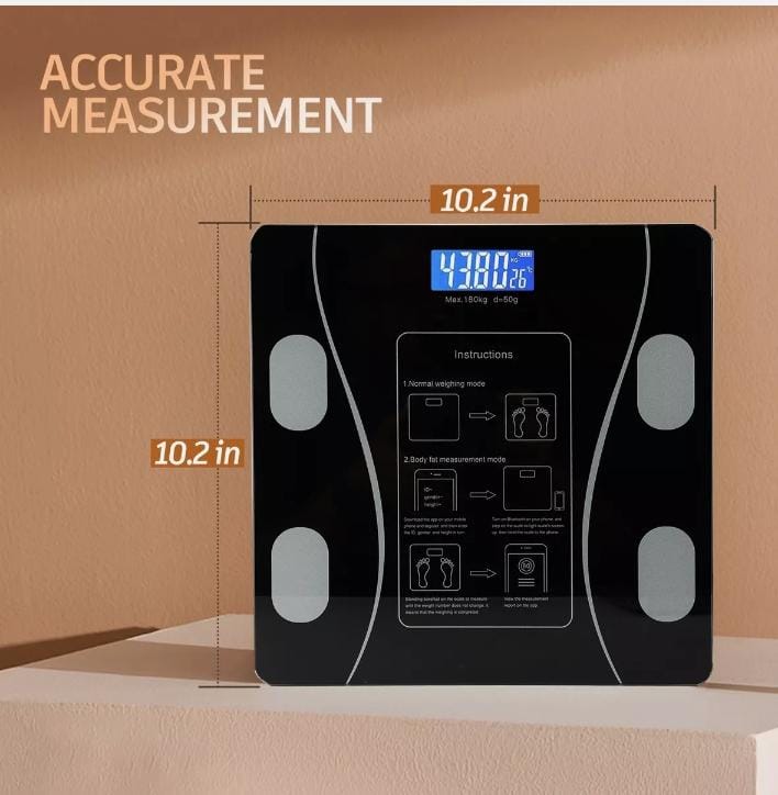 Digital Body Weight Scale Smart BMI Weighing Machine with LCD Display