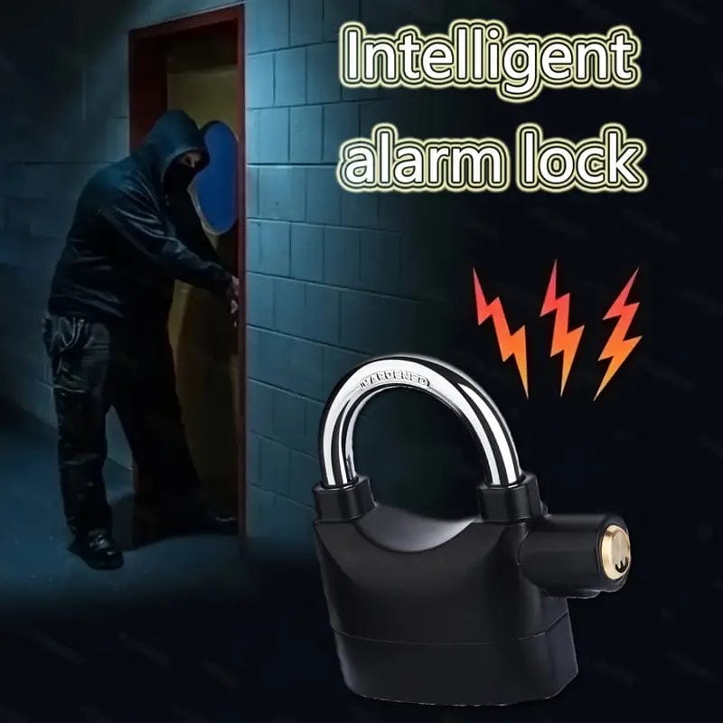 Anti-Theft Alarm Lock Security Padlock with Loud Siren
