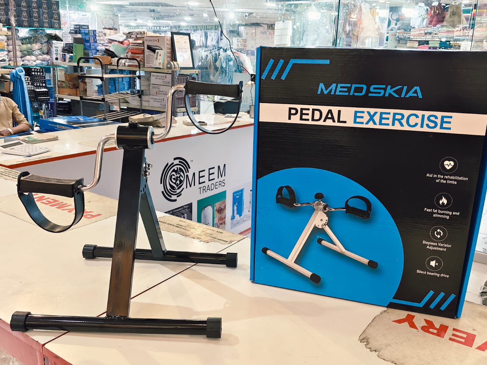 Mini Fitness Portable Pedal Rehab Cycle Machine
