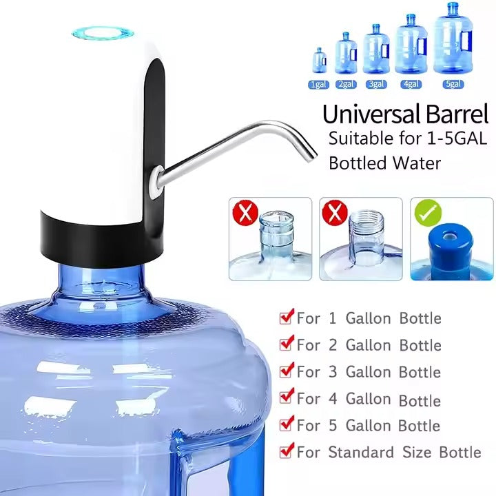 USB Rechargeable Automatic Water Dispenser Pump
