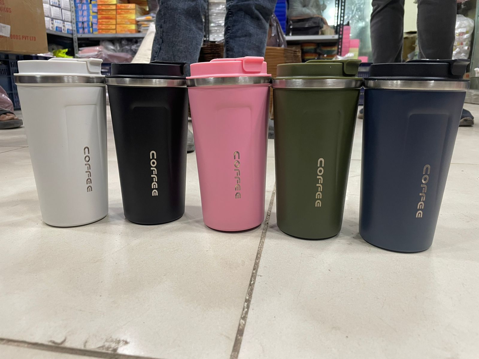 Stainless Insulated Vacuum Flask Coffee Cup 500 ml