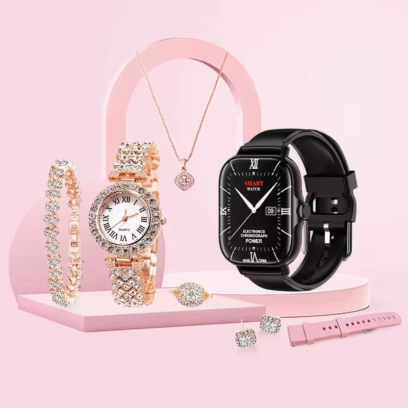 A58 Plus Smart Watch Gift Set for Women