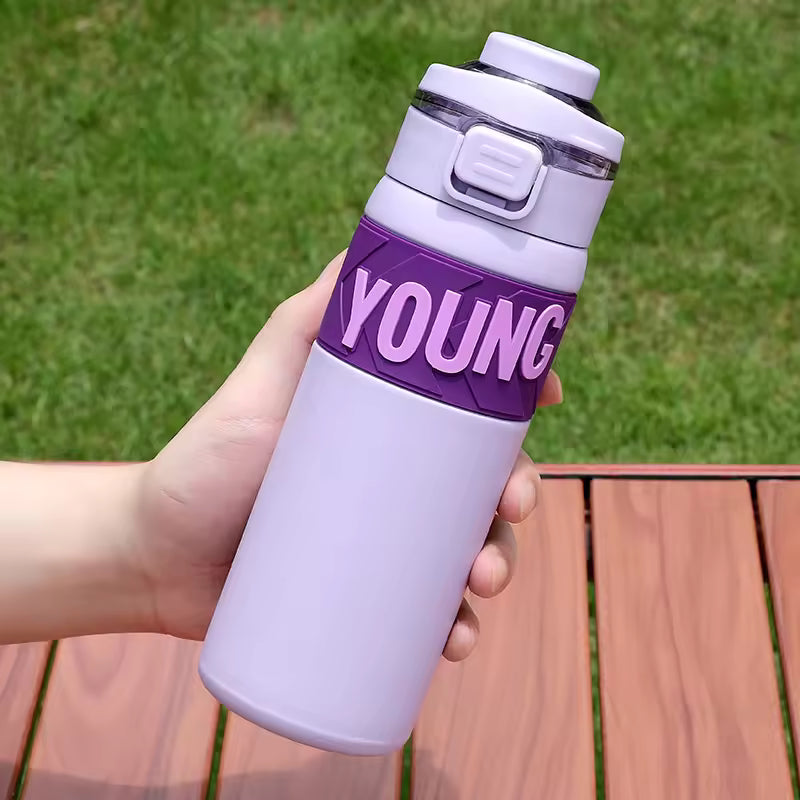 Young Stainless Steel 650 ML Vacuum Flask Insulated Water Bottle
