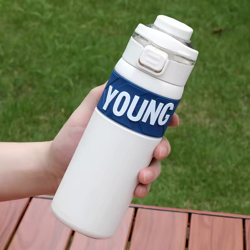 Young Stainless Steel 650 ML Vacuum Flask Insulated Water Bottle